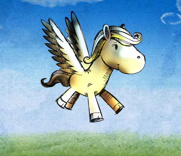 Un pony con alas, cuento de hadas