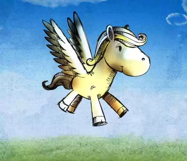 Un pony con alas, cuento de hadas