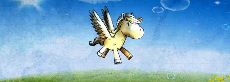 Un pony con alas, cuento de hadas