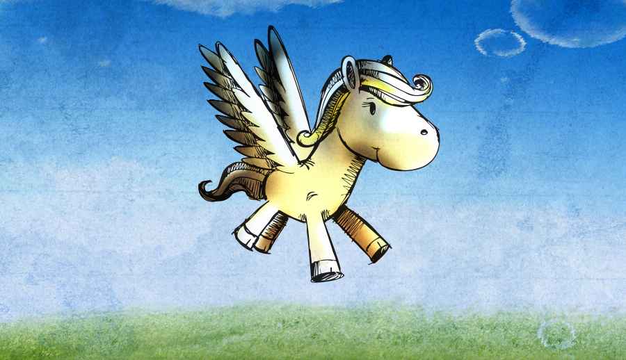 Un pony con alas, cuento de hadas