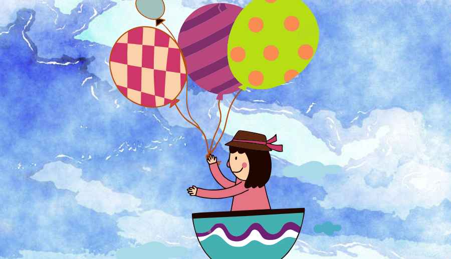 Globos a jugar en el cielo