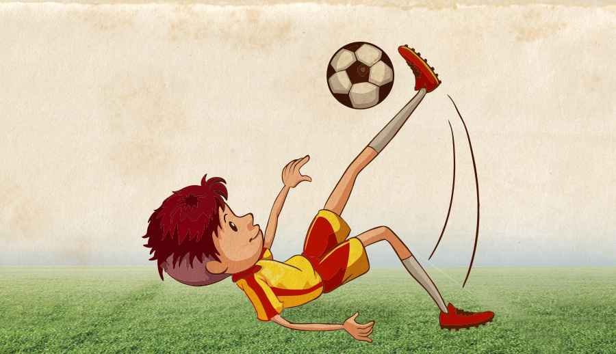 Un sueño, una pelota de futbol y a jugar