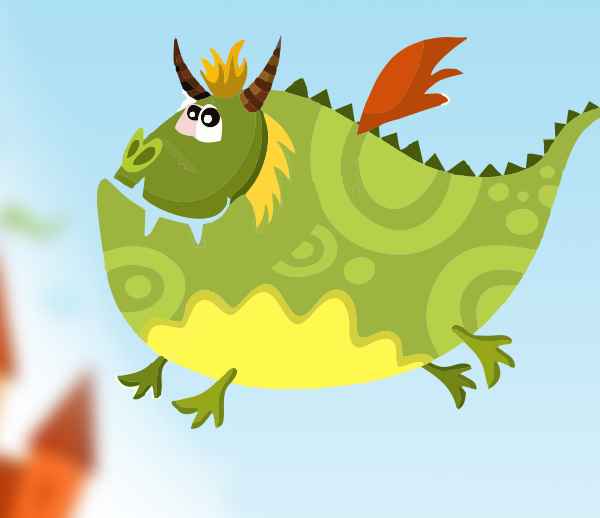 El dragoncito sin fuego sobre castillos y magia