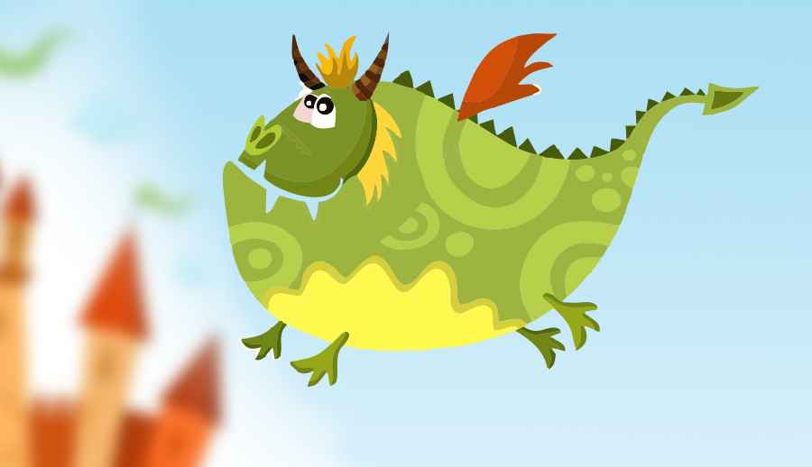 El dragoncito sin fuego sobre castillos y magia