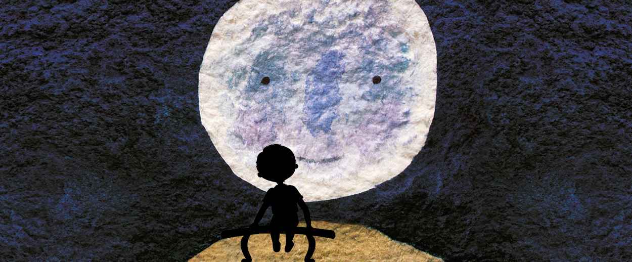 Luna ¿en qué piensas? esta noche muy oscura