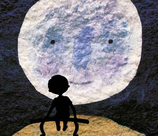 Luna ¿en qué piensas? esta noche muy oscura