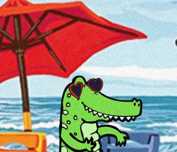 La Cocodrila Alicia: Un día de playa con todos los amigos