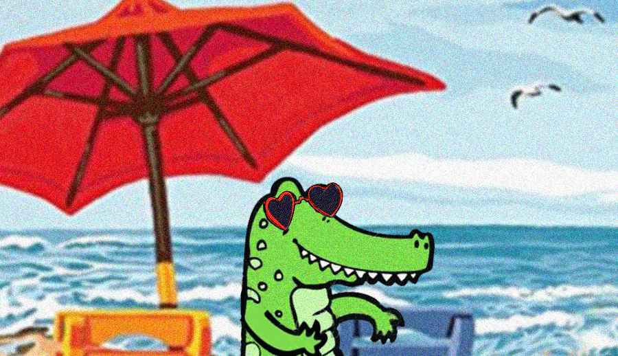 La Cocodrila Alicia: Un día de playa con todos los amigos