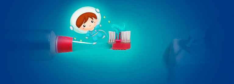 Yo solito... me lavo los dientes todas las mañanas