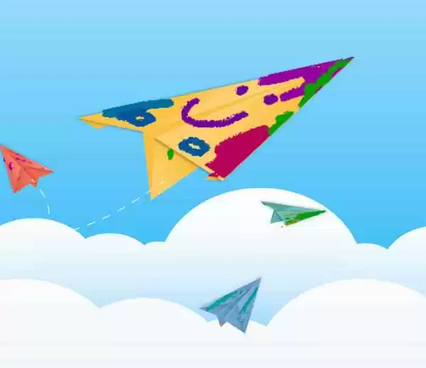 Avión de papel