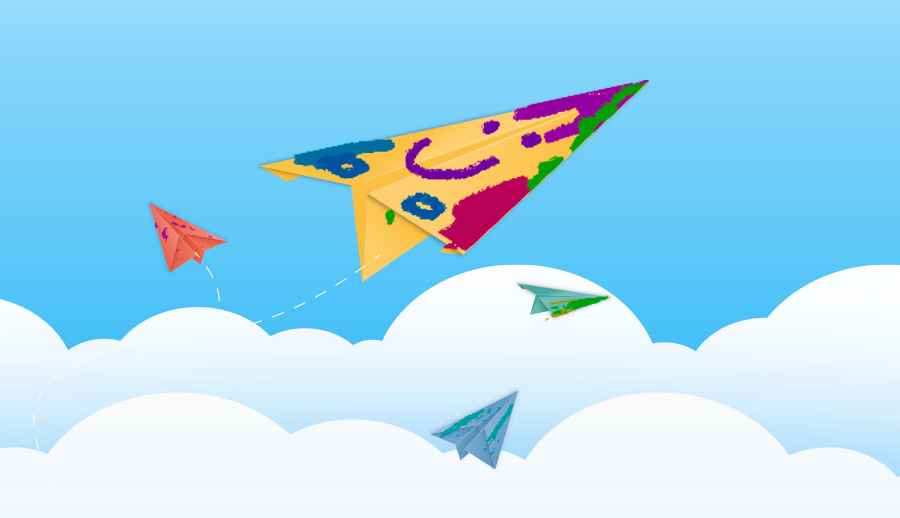 Avión de papel